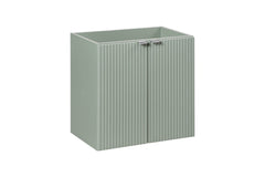 Badmöbel-Set BM85 - Line Reed Green L - Schilfgrün / Coast Evoke Eiche
