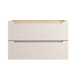 Badmöbel-Set BM156 - Luxor Beige L -Eiche geölt / Beige