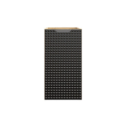 Badmöbel-Set BM106 - Luxor Black L - Schwarz/Geölte Eiche