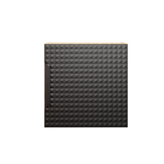Badmöbel-Set BM111 - Luxor Black L - Schwarz/Geölte Eiche