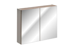 Badmöbel-Set BM32 - Santa Fe Taupe S - Clay Grey/Santa Fe Vintage Oak