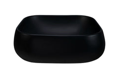 Badmöbel-Set BM108 - Luxor Black L - Schwarz/Geölte Eiche