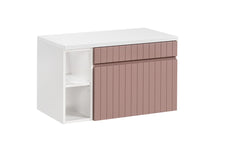 Badmöbel-Set BM224 - Iconic Rose I - Antique Rose/Weiß