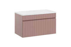 Badmöbel-Set BM234 - Iconic Rose I - Antique Rose/Weiß