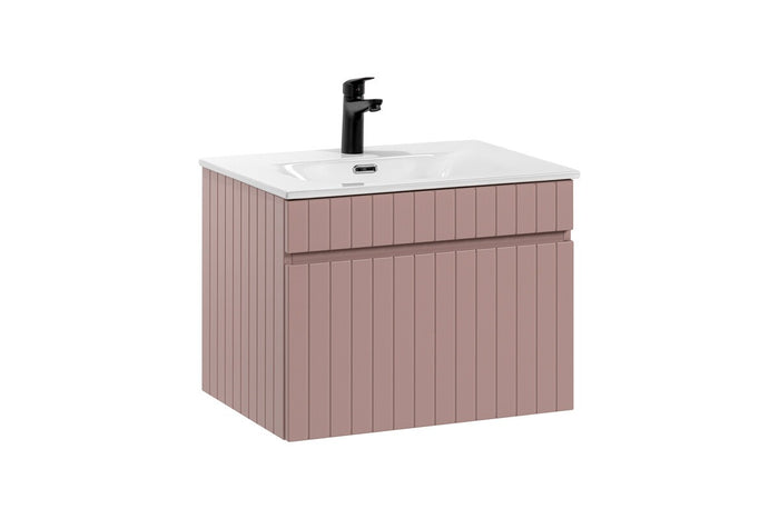 Badmöbel-Set BM227 - Iconic Rose I - Antique Rose/Weiß