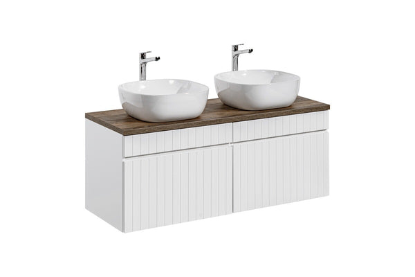 Badmöbel-Set BM239 - Iconic White I - Weiß / Matt