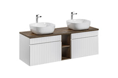 Badmöbel-Set BM237 - Iconic White I - Weiß / Matt