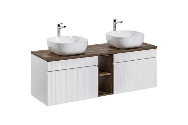 Badmöbel-Set BM237 - Iconic White I - Weiß / Matt