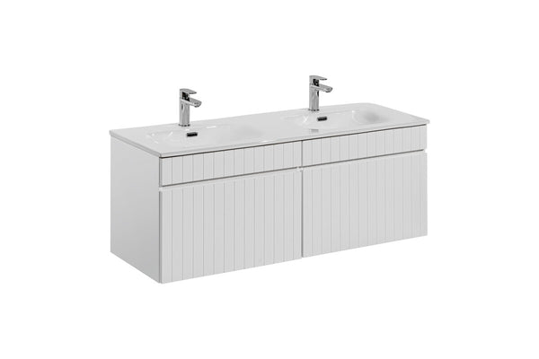 Badmöbel-Set BM241 - Iconic White I - Weiß / Matt