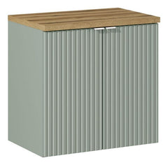 Waschbeckenunterschrank BM99 - Line Reed Green L - Schilfgrün / Matt