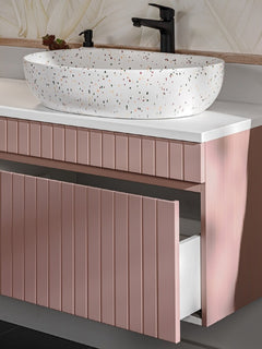 Badmöbel-Set BM42 -  Iconic Rose I -  Antique Rose / Weiß
