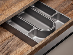 Badmöbel-Set BM36 - Santa Fe Taupe S - Clay Grey/Santa Fe Vintage Oak