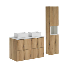 Badmöbel-Set BM97 - Nova Oak N - Coast Evoke Oak