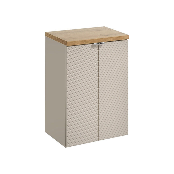 Waschbeckenunterschrank 60 cm  BM283 -  Viva Cashmere V  - Kaschmir Matt/ Evoke Eiche