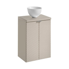 Badmöbel-Set BM285 -  Viva Cashmere V  -  Kaschmir Matt/ Evoke Eiche
