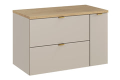Waschbeckenunterschrank BM361 80 cm - Dalia Cashmere D - Kaschmir Matt