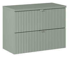 Waschbeckenunterschrank BM98 - Line Reed Green L - Schilfgrün / Matt