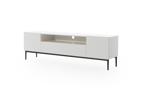 TV-Schrank 200 cm , 150 cm - NICOLE - Modernes Design mit Balance zwischen Stil und Leistung. - Milaros Markt