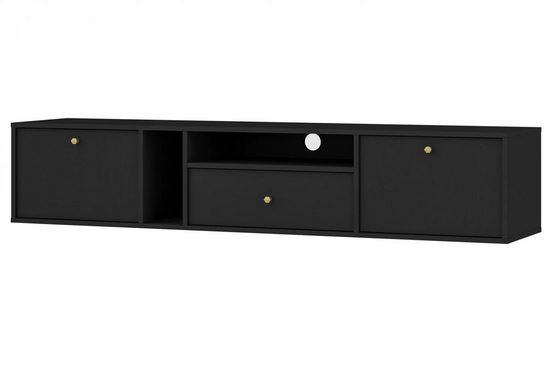 TV-Schrank - Lotina - Passend für verschiedene Fernsehbildschirme. - Milaros Markt