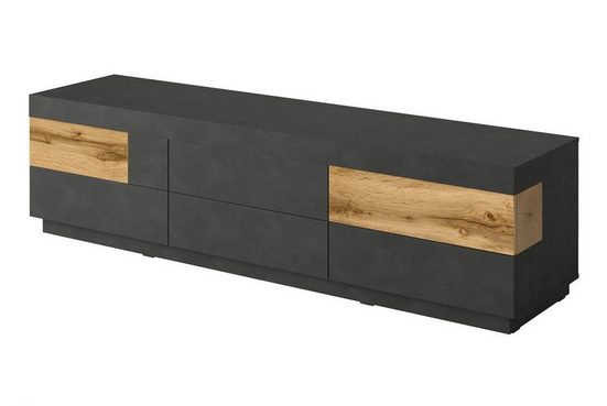 TV-Schrank - Silke - Genießen Sie das moderne Design und die vielfältigen Funktionen. - Milaros Markt