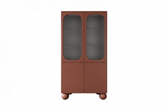 Vitrine - Eleganter Glas- SONATIA II - Schrank für Ihre Sammlerstücke. - Milaros Markt