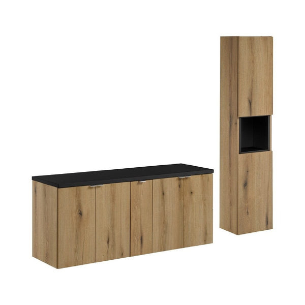 Badmöbel-Set BM254 - Nova Oak N - Coast Evoke Oak