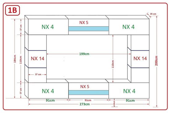 Wohnwand - Hochwertige Möbel mit Weltklasse-Design. - Milaros Markt