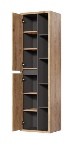 Badmöbel-Set BM16 - Devon D - Shetland Oak / Graphit