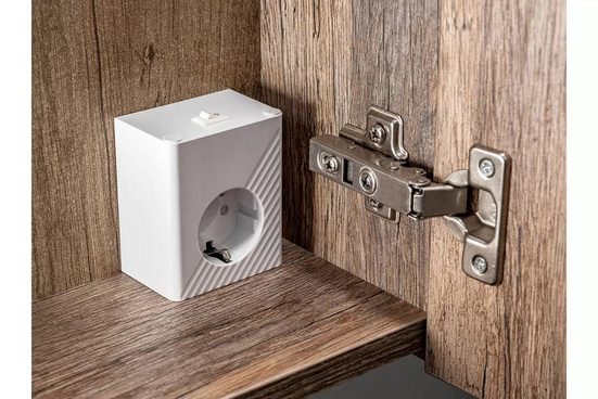 Badezimmerspiegelschrank - Santa Fe Oak - Ansprechendes Design mit praktischem Stauraum. - Milaros Markt