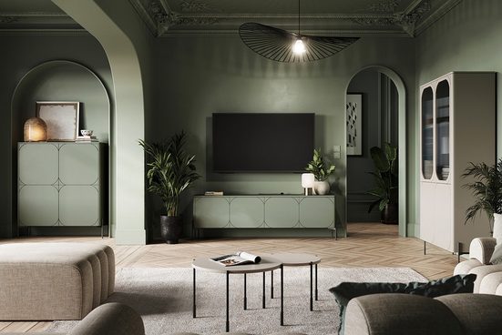 Beistelltische 64 cm, 49 cm - SONATIA - Ein moderner Hingucker, der Stil und Funktionalität vereint. - Milaros Markt
