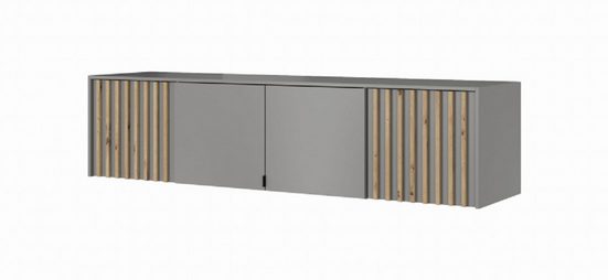 Milaros Markt Garderobe - Praktische Eleganz / Wohnwand Schrank als Raumhighlight. ( Komplett Set 1 St. BAKI ) - Milaros Markt