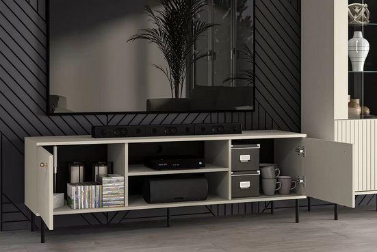 TV-Schrank - Jamuzi - Intelligentes Design zur Organisation von Unterhaltungsgeräten. - Milaros Markt