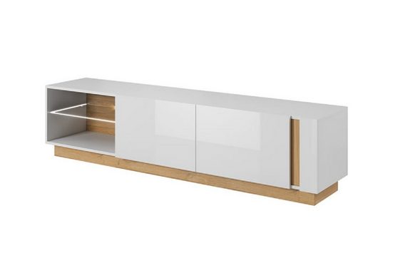 TV-Schrank - Perfekte Organisation für Unterhaltungsgeräte (Kommode, 1-St., Premium - BASIC) - Milaros Markt