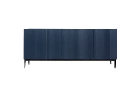 Kommode 200 cm - NICOLE - Modernes Design mit Gold Beinen. - Milaros Markt