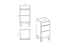 Waschbeckenschrank - Badschrank - Bali White - Modernes und stilvolles Design. - Milaros Markt