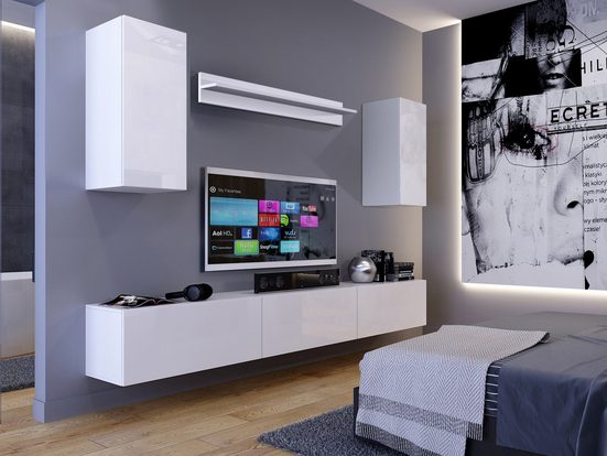 Wohnwand - Stilvolles Ambiente: Einzigartige Möbel für Ihr Zuhause. - Milaros Markt