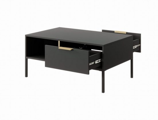 Wohnzimmer-Set - LARS - Stil und Funktionalität / WANDEINHEIT2, (Komplett-Set, 4-St) - Milaros Markt