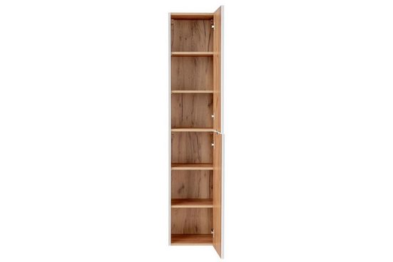 Badezimmer Hochschrank - Capri White - Stilvolle und platzsparende Aufbewahrung. - Milaros Markt