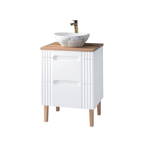 Badmöbel-Set BM207 - Fiji White F - Weiß