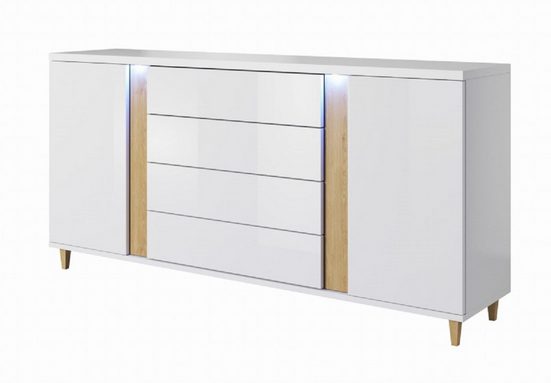 Kommode - eine moderne Kommode für Ihr Zuhause (Kommode, 1 St., Premium - NICEA 180) - Milaros Markt