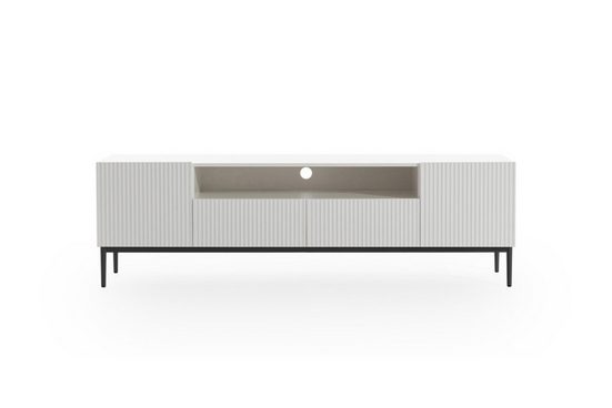 TV-Schrank 200 cm , 150 cm - NICOLE - Modernes Design mit Balance zwischen Stil und Leistung. - Milaros Markt