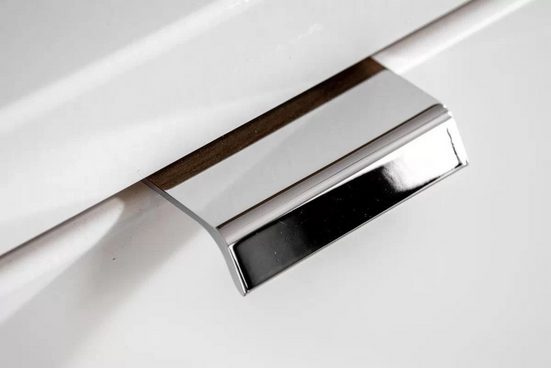 Badezimmer Hochschrank - Capri White - Stilvolle und platzsparende Aufbewahrung. - Milaros Markt