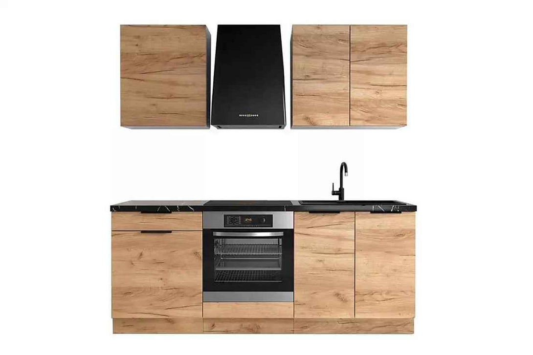 Küchenzeile - Stilvolle Kücheneinrichtung für moderne Haushalte, (Komplett Set), Hochwertig - Modern - Exklusiv. - Milaros Markt