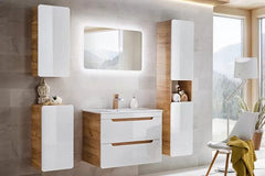 Badmöbel-Set - Aruba - Onderscheidend design geschikt voor iedere badkamer. - Milaros Markt