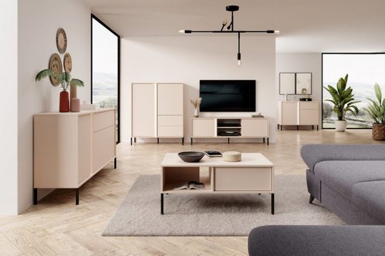 Wohnzimmer-Set - 5 teiliges Salon-Set / Komfort und Stil an einem Ort, (Komplett Set, 5-St., Premium - DAST) - Milaros Markt