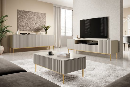 Couchtisch 120 cm - NICOLE - Eine Kombination aus Eleganz und Funktion - Milaros Markt