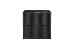 Waschbeckenunterschrank 80 cm, 60 cm - Adel Black - Hervorragende Fertigungsqualität. - Milaros Markt