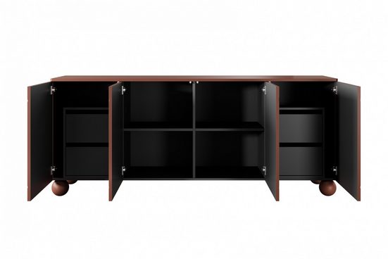 Kommode 150 cm, 200 cm - SONATIA II - Zeigt schlichte Eleganz und praktischen Nutzen. - Milaros Markt