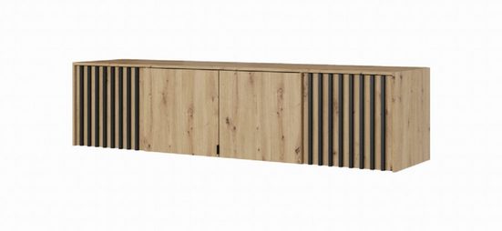 Milaros Markt Garderobe - Praktische Eleganz / Wohnwand Schrank als Raumhighlight. ( Komplett Set 1 St. BAKI ) - Milaros Markt