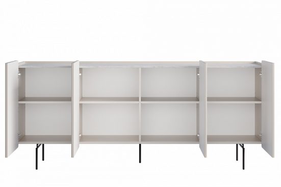 Kommode 200 cm, 150 cm - MALMI -  Ein Hauch von Eleganz für jeden Raum. - Milaros Markt